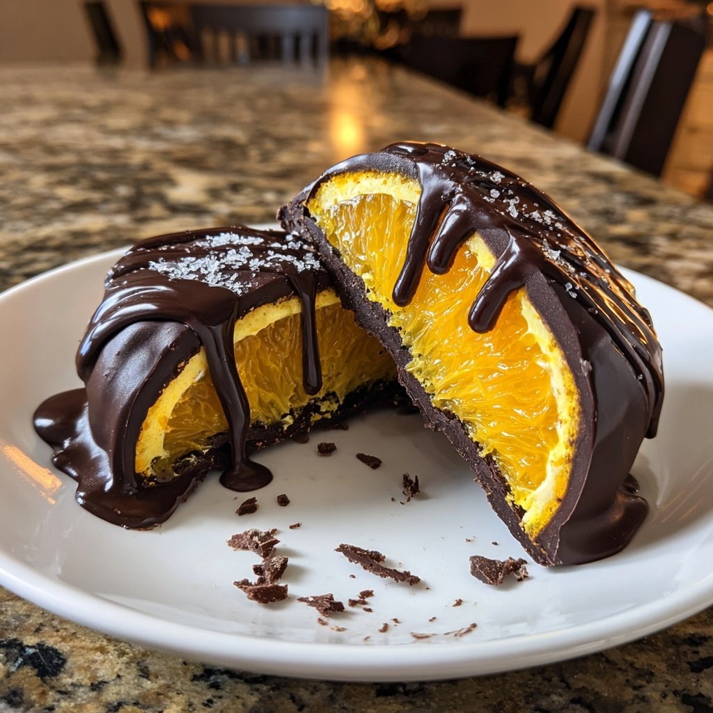 Chocolate Dipped Orange Slices