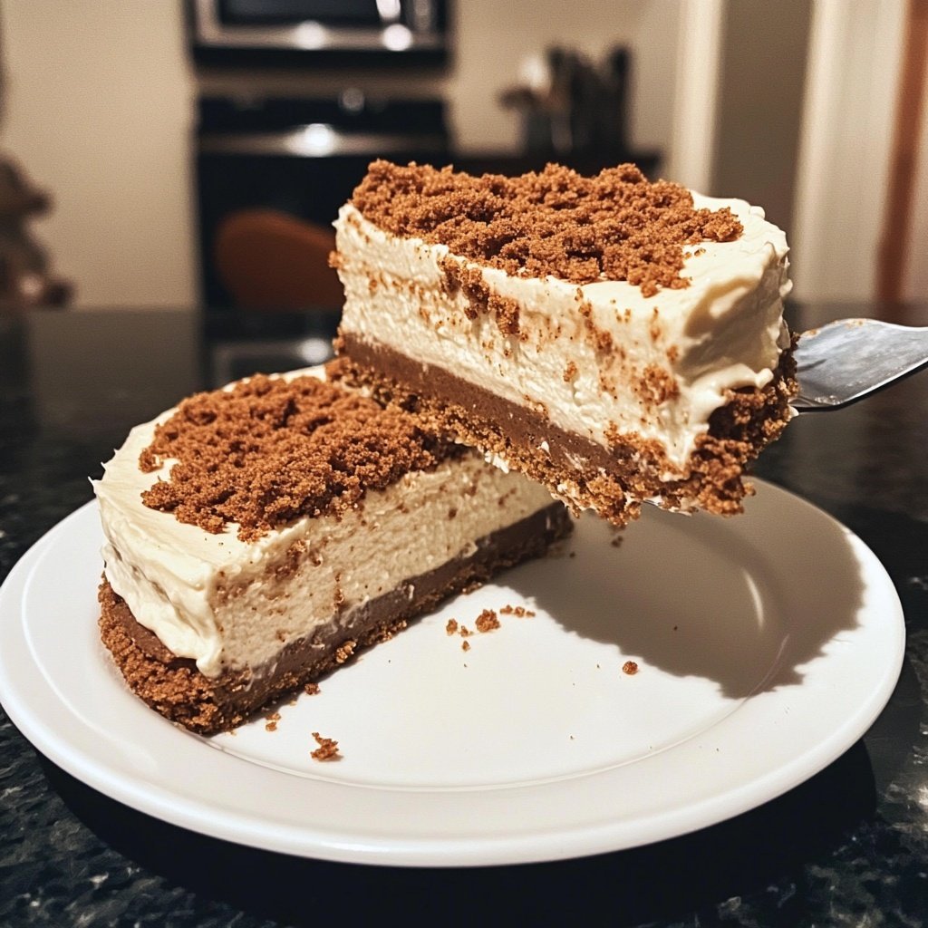 No-Bake Speculoos Cheesecake with Cookie Crust