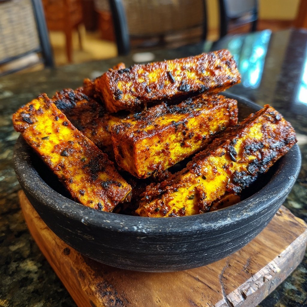 Spicy Jamaican Jerk Tofu
