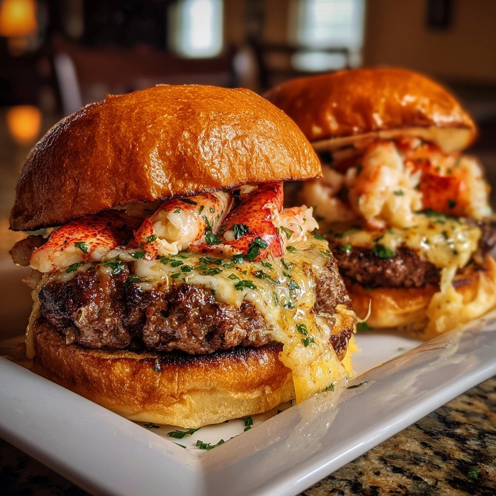Delectable Surf and Turf Burgers
