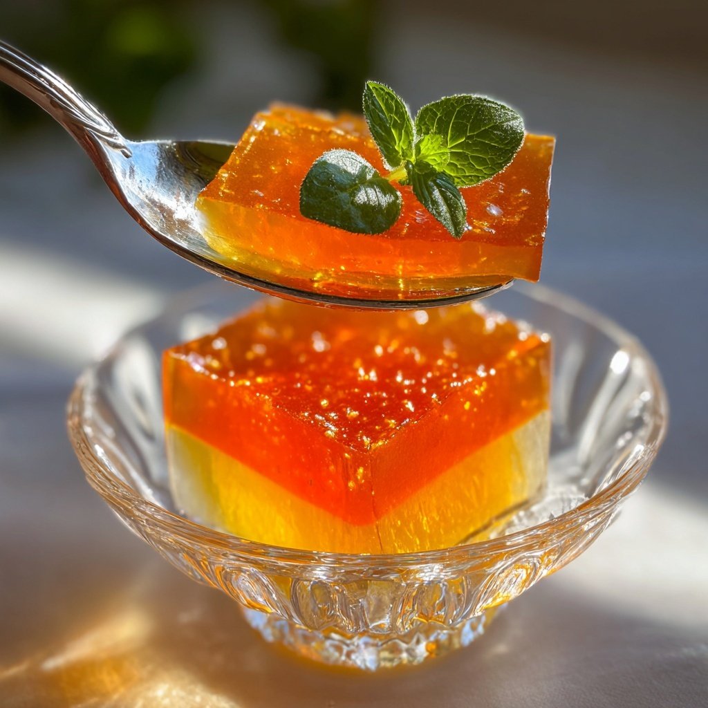 Bergamot Parfait Orange Jelly Liquorice