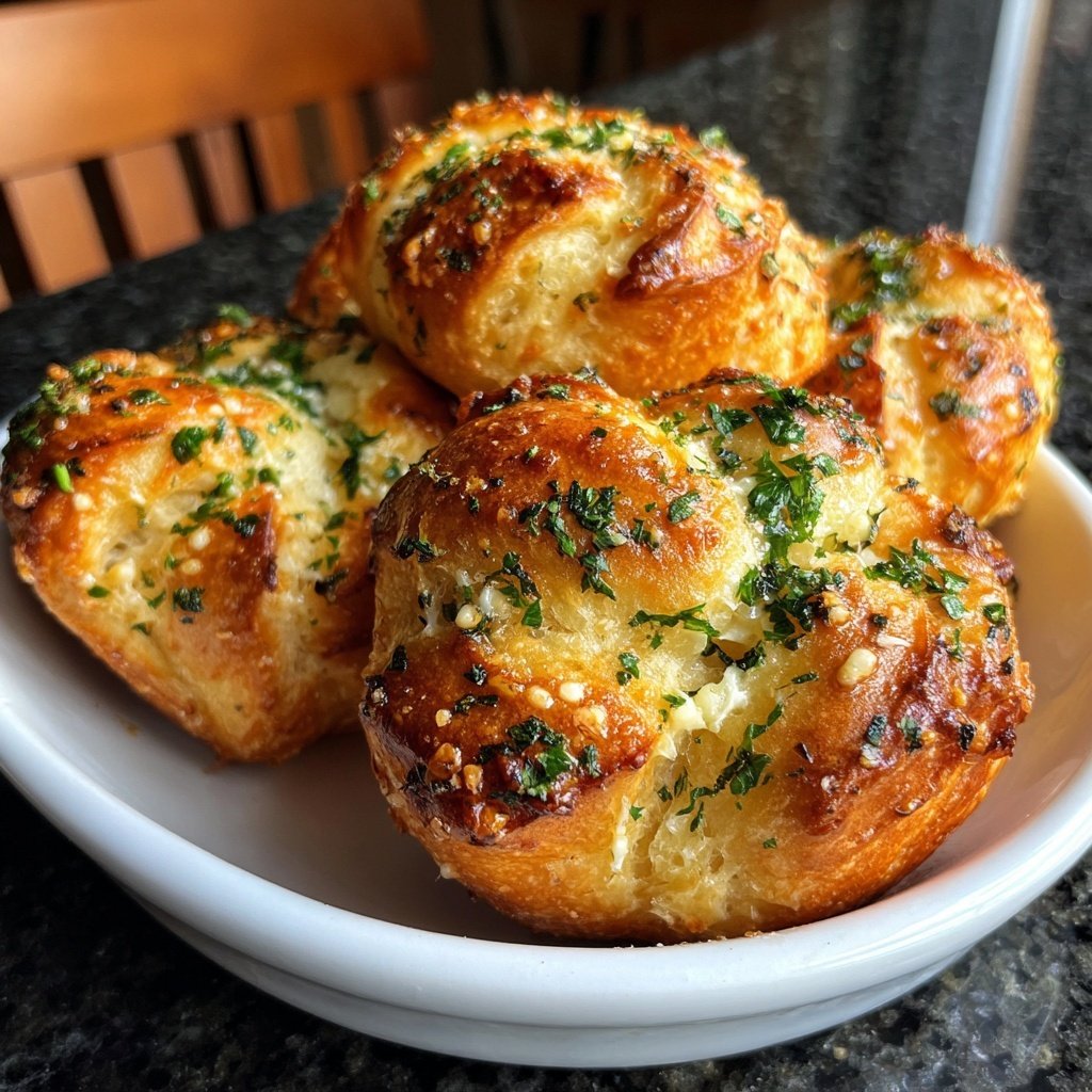 Garlic Knots Chewy Soft