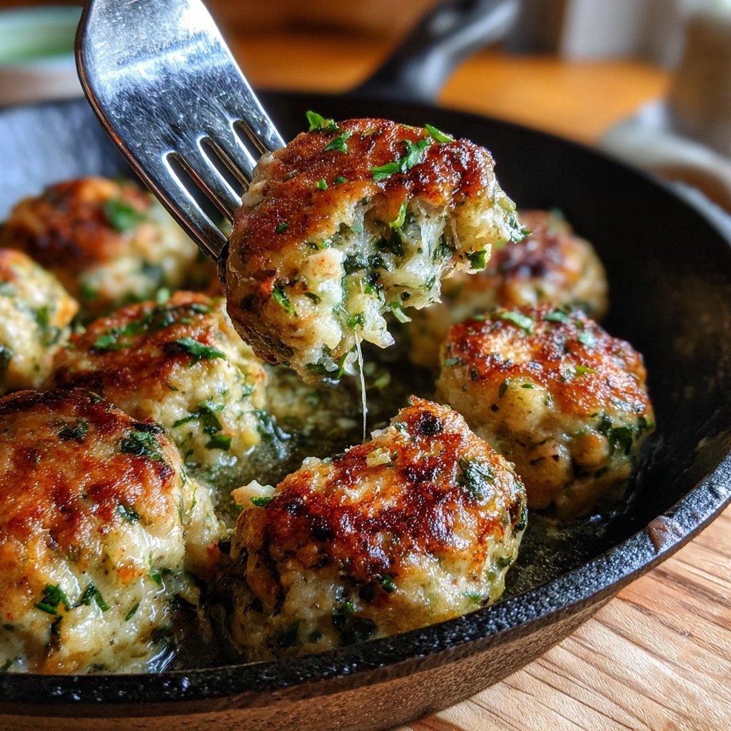Zucchini Turkey Meatballs Skillet
