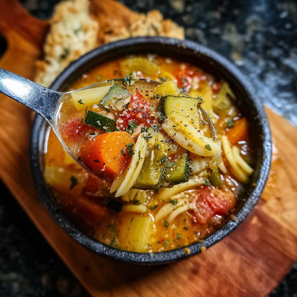 Winter Minestrone Veggie Soup