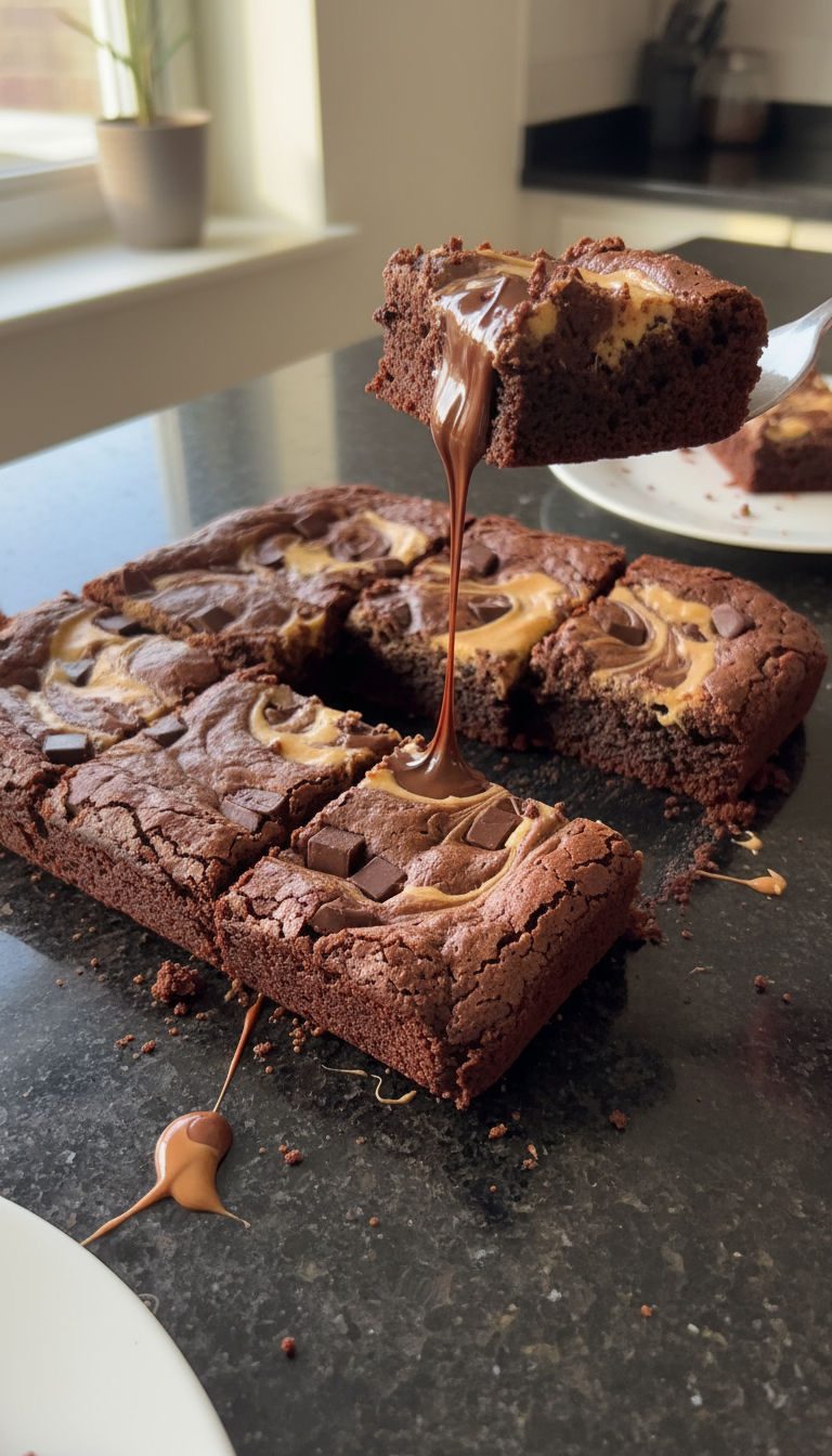 Epic Chocolate Peanut Butter Brownies