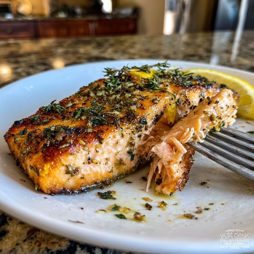 Grilled Lemon Garlic Salmon