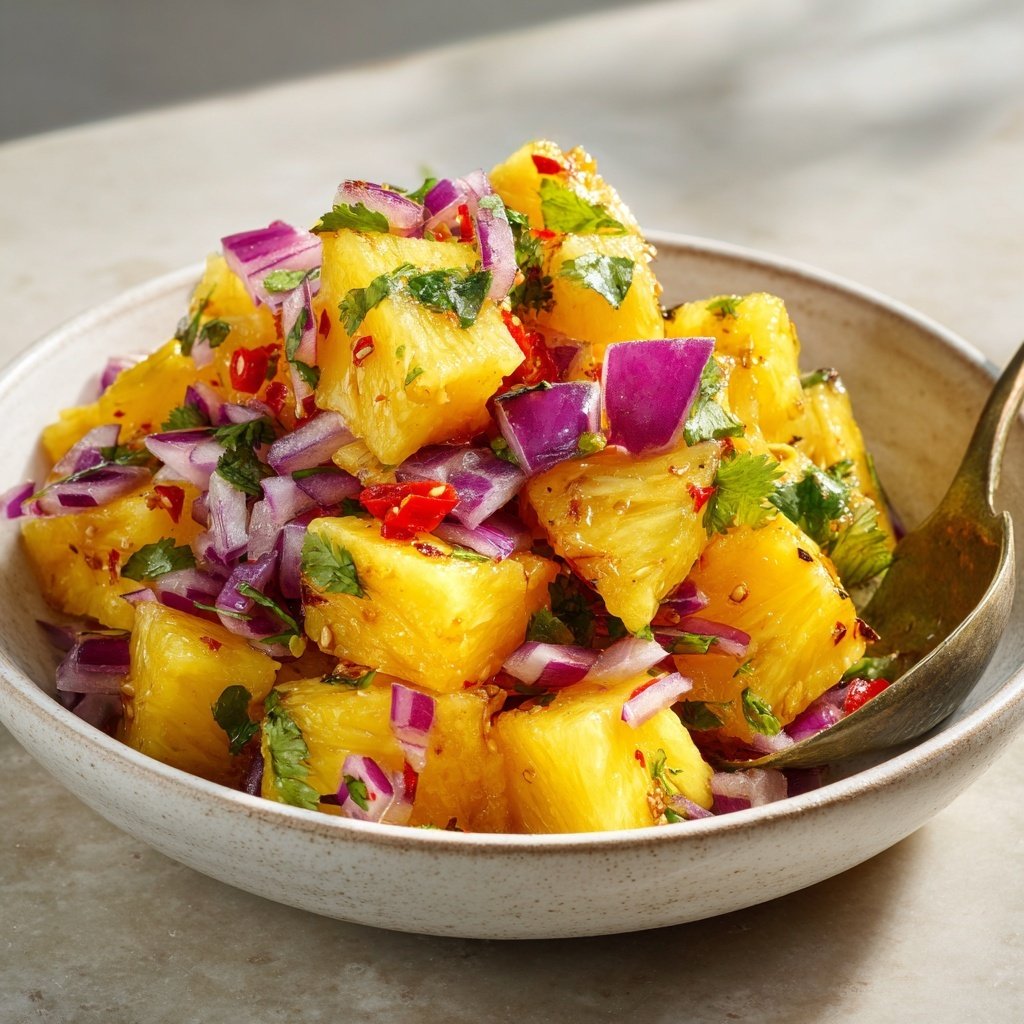 Sweet and Spicy Pineapple Salsa