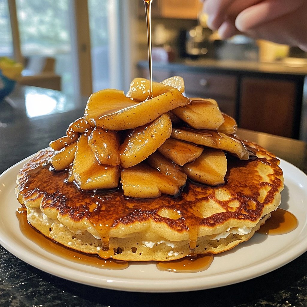 Apple Ricotta Pancakes