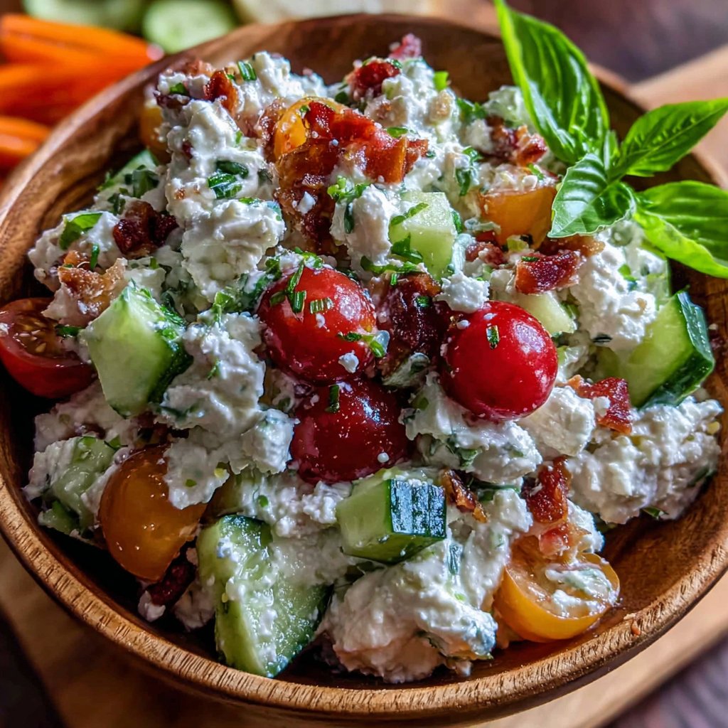 Cottage Cheese Veggie Bowl