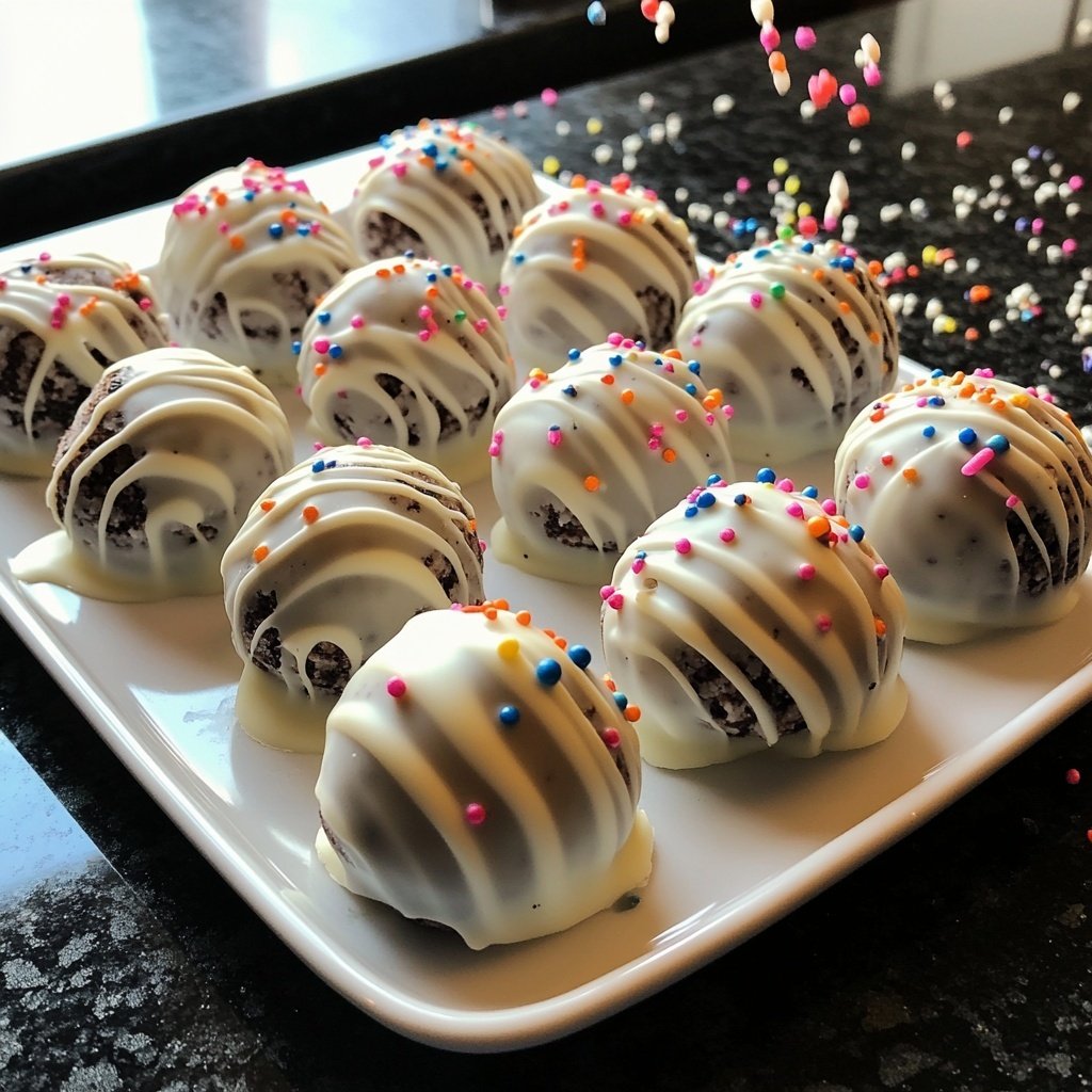 Gluten-Free Snowman Oreo Balls