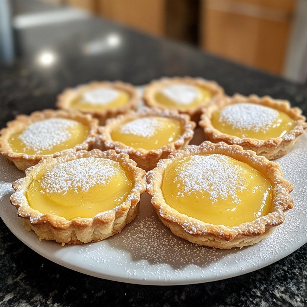 Meyer Lemon Curd Tartlets