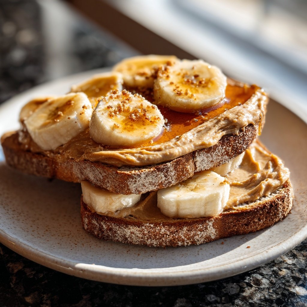 Peanut Butter Banana Toast