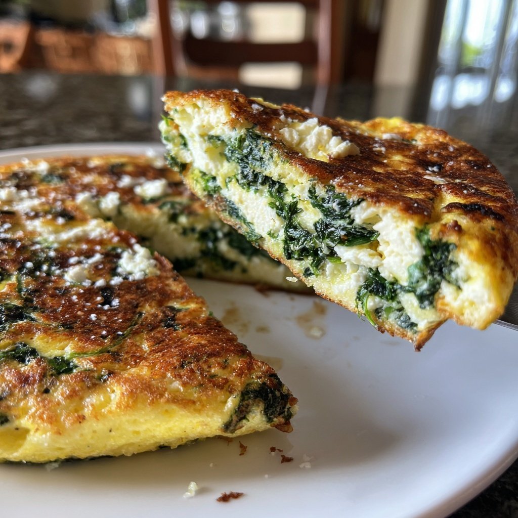 Spinach Feta Omelet