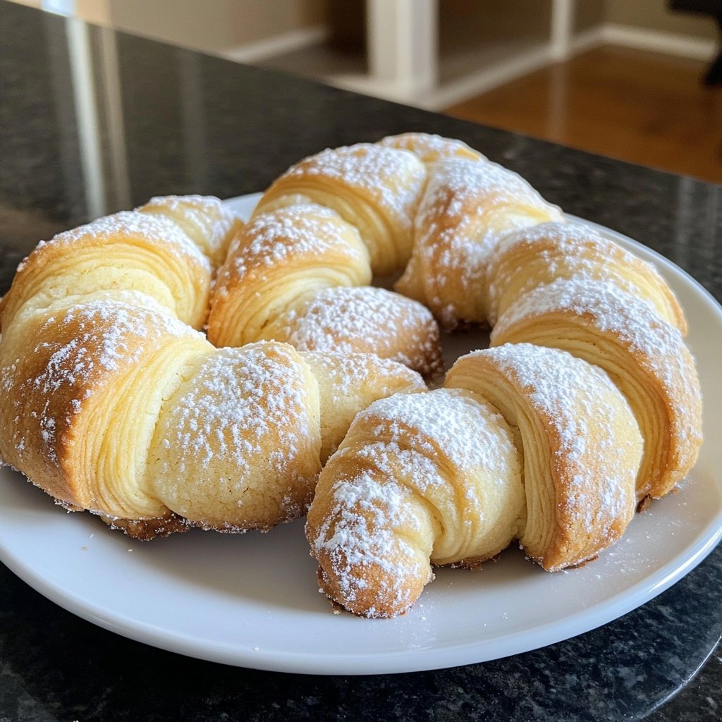 Buttery Vanilla Crescent Cookies