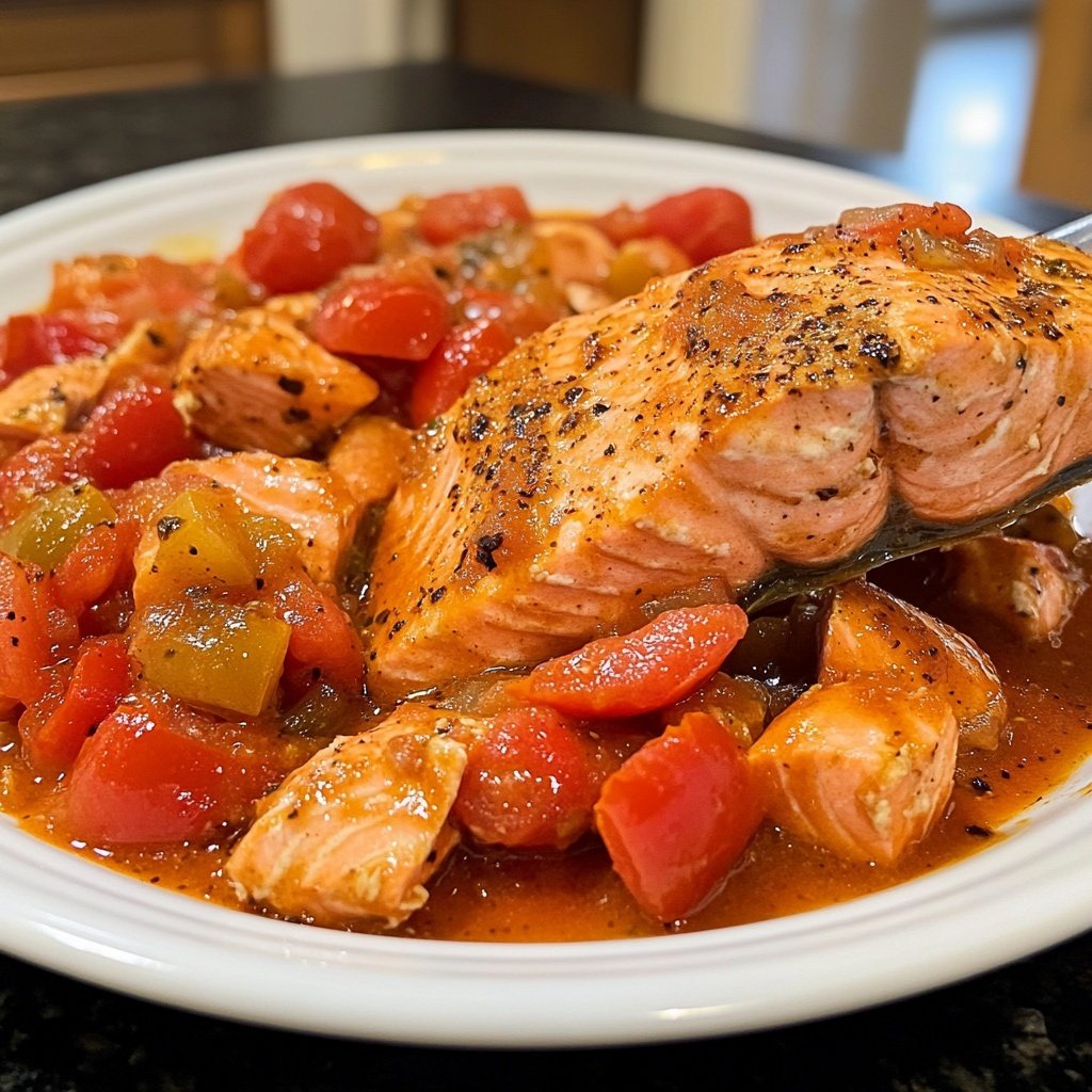 Salmon Cacciatore