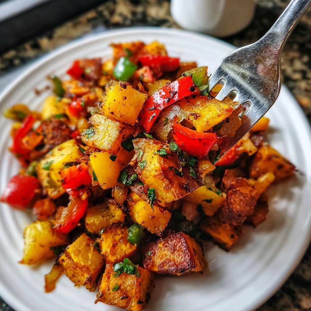 Sweet Potato Hash Spiced Breakfast
