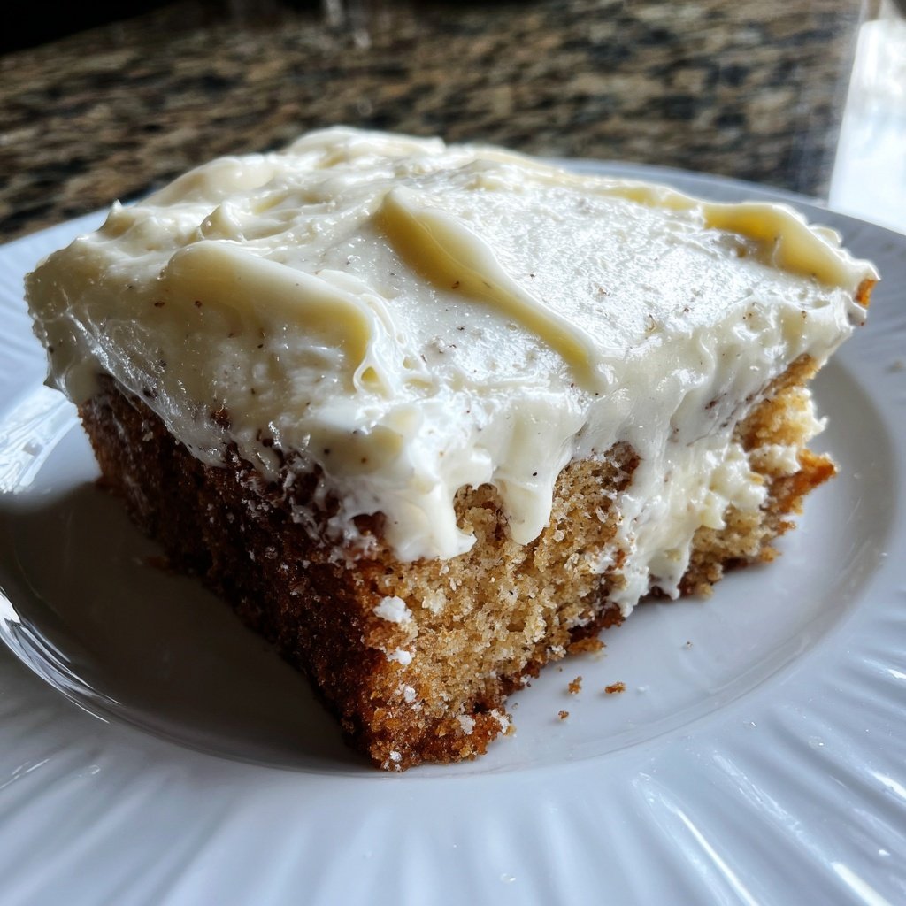Vanilla Bean Sheet Cake with Cream Cheese Frosting