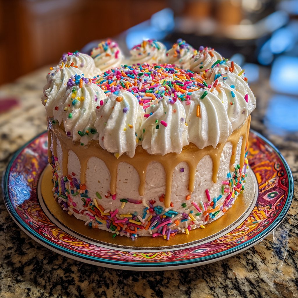 Jellycat Birthday Cake with Whipped Cream Frosting