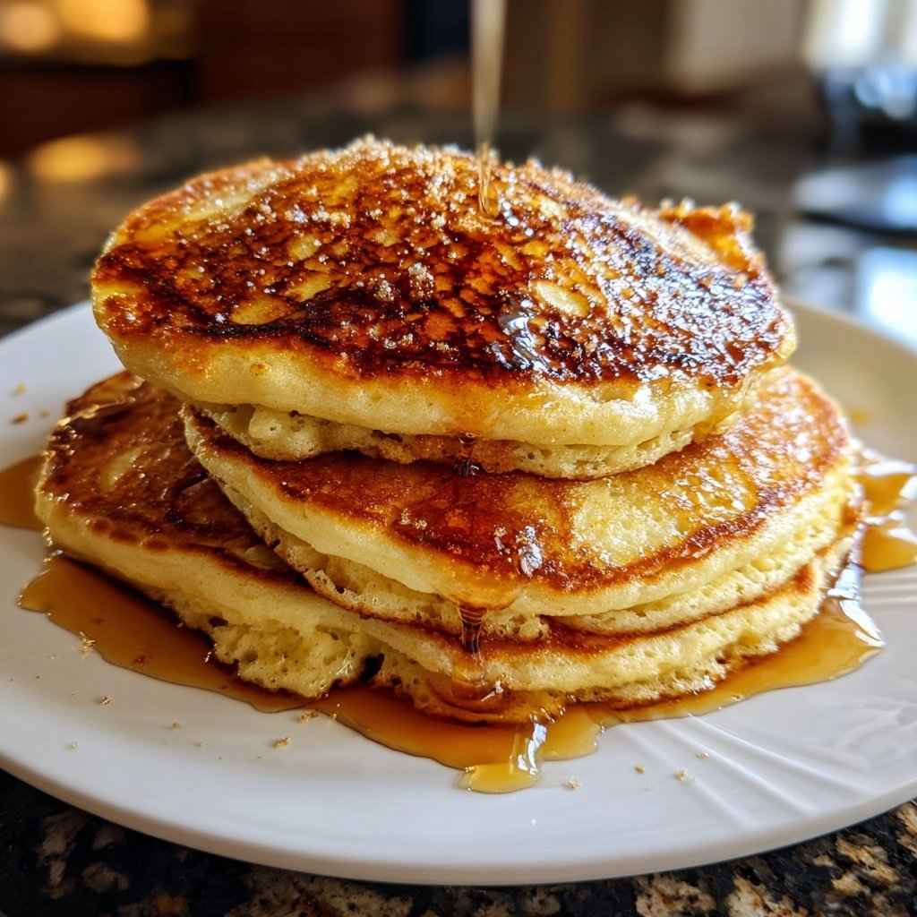 Gluten-Free Ricotta Pancakes with Almond Flour