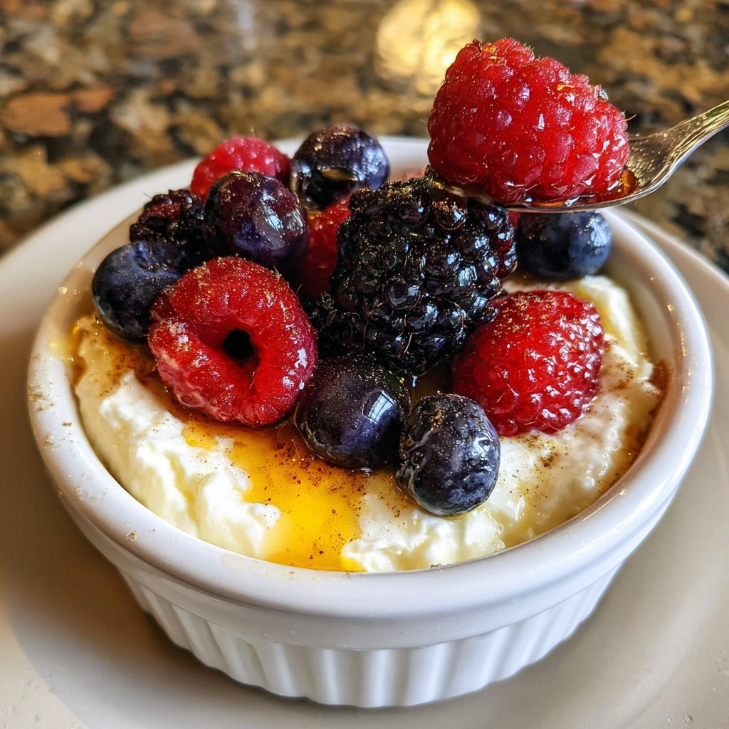 Cottage Cheese Berry Pot