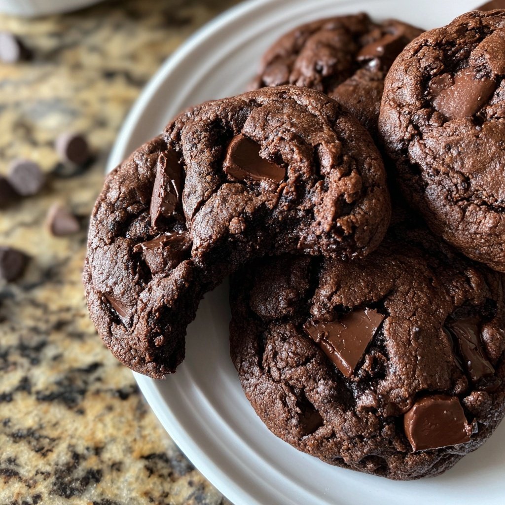 Double Chocolate Chip Cookies