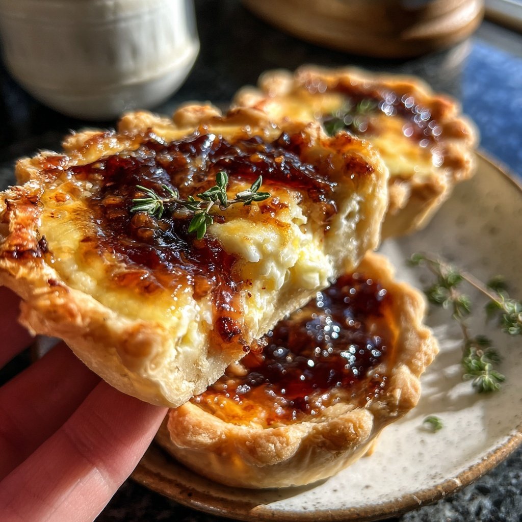 Brie and Fig Jam Tartlets
