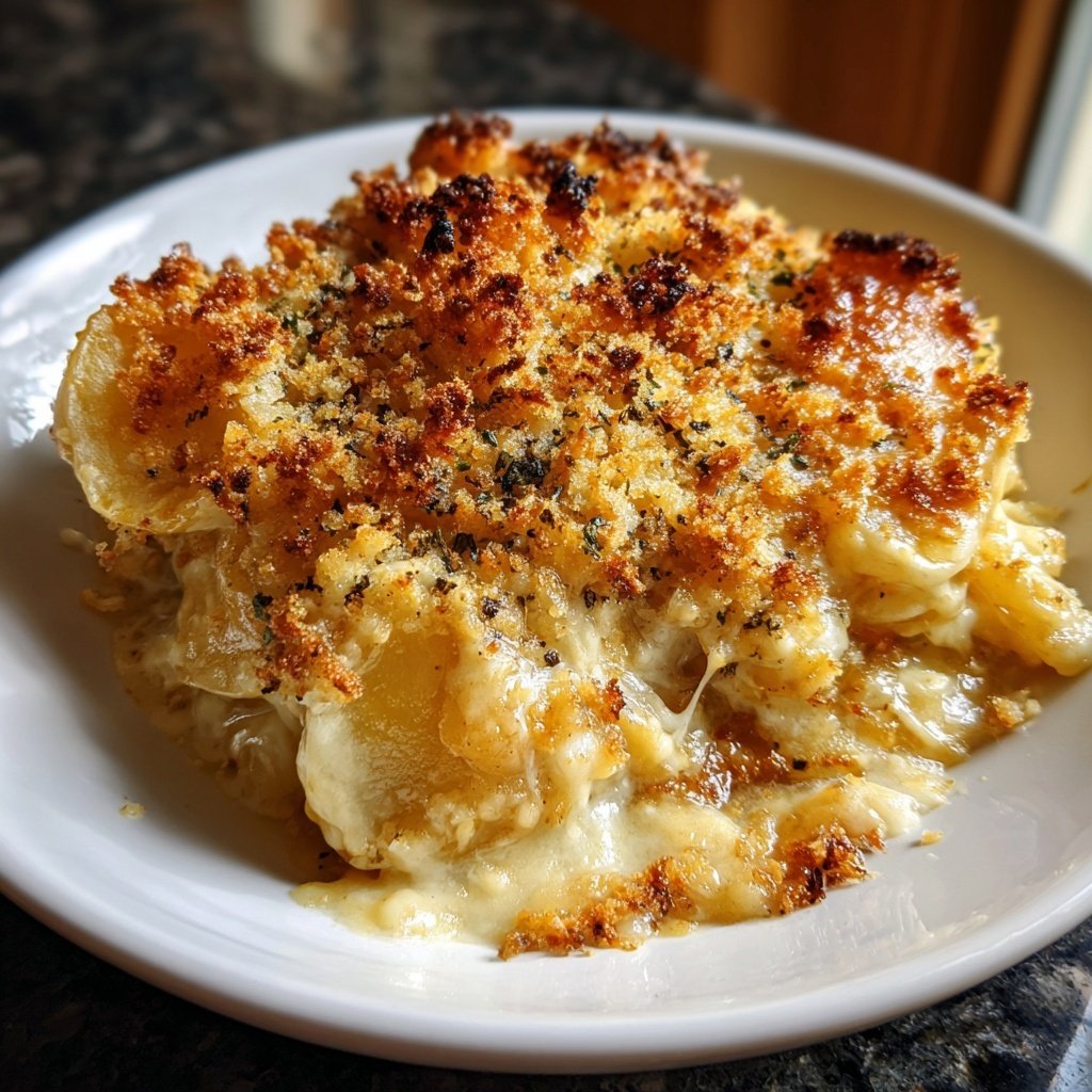 Potatoes Au Gratin with Gruyere