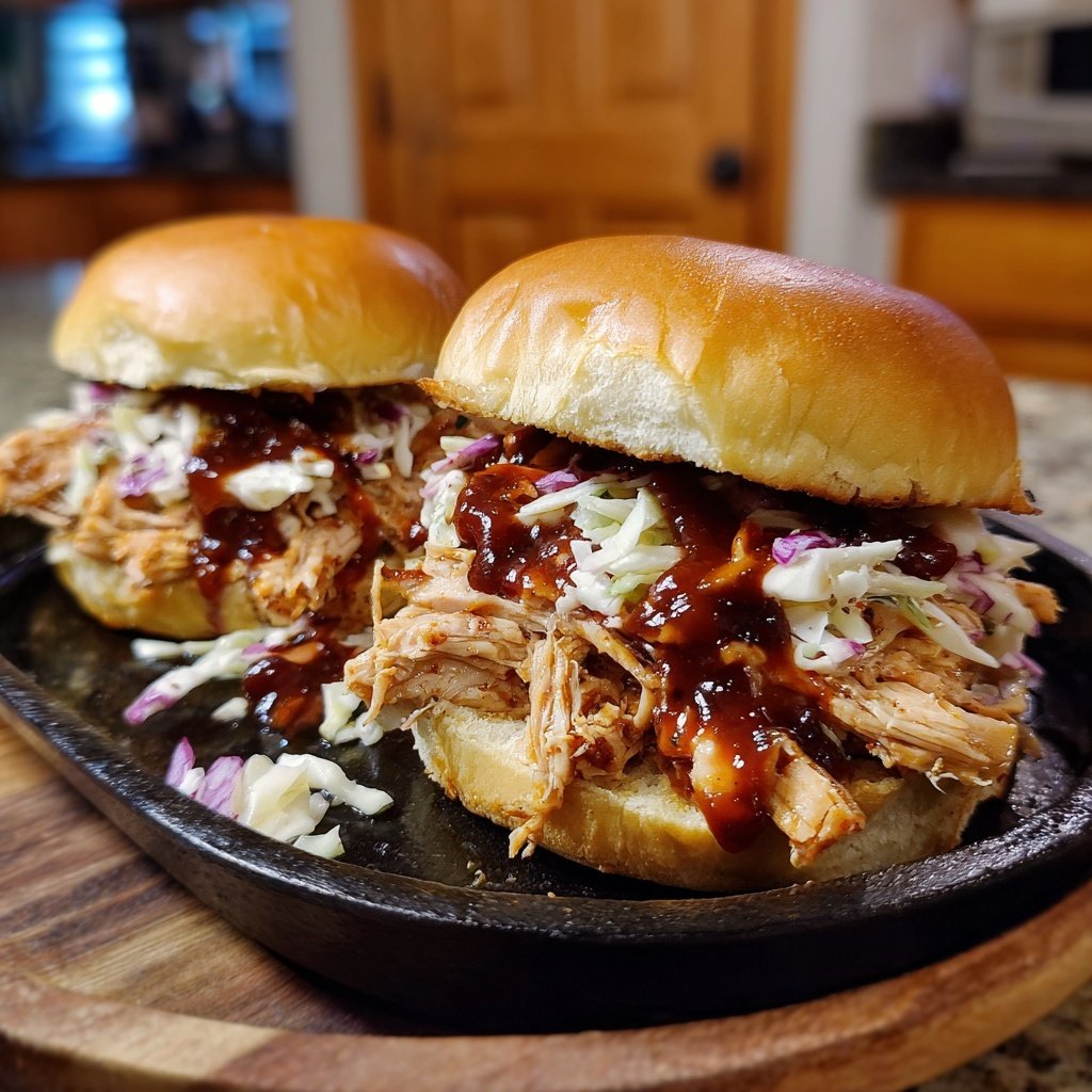 Savory BBQ Chicken Sliders