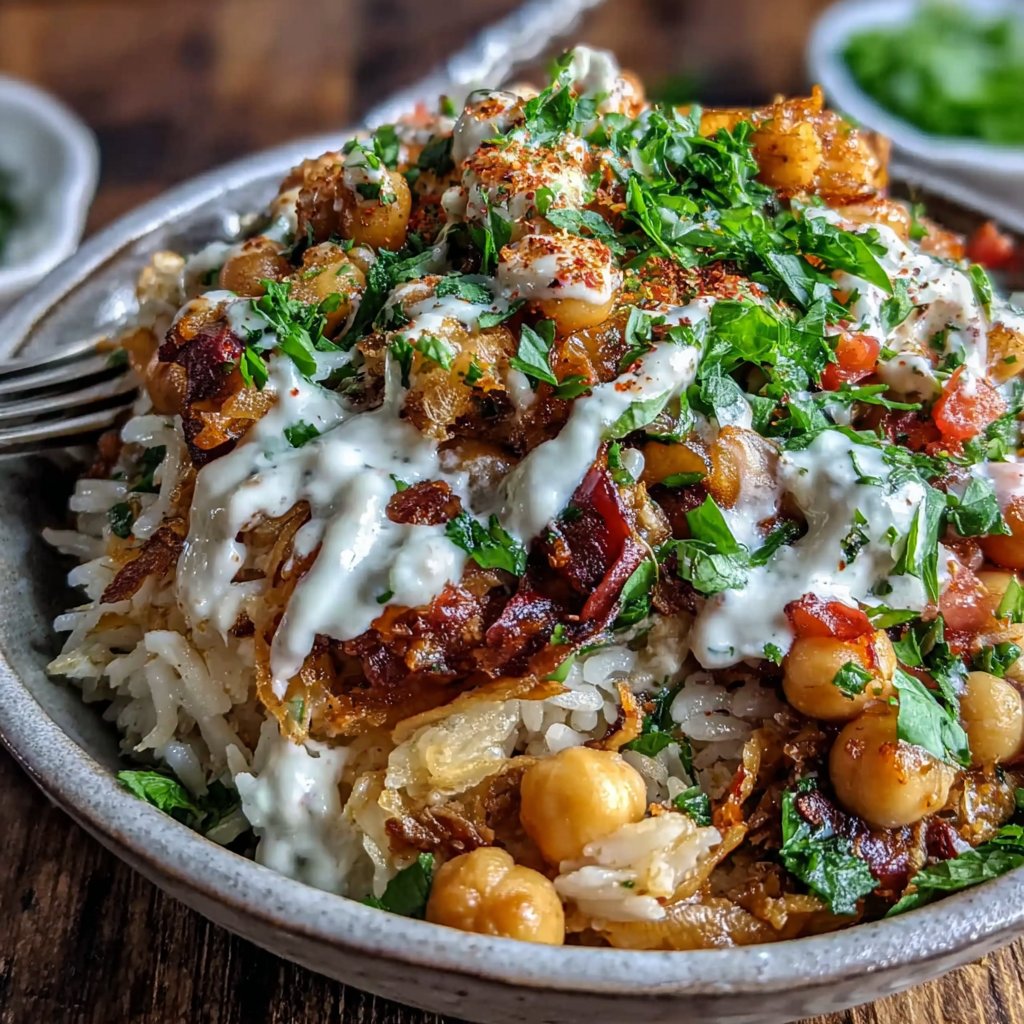 Chickpea Shawarma Rice Bowl