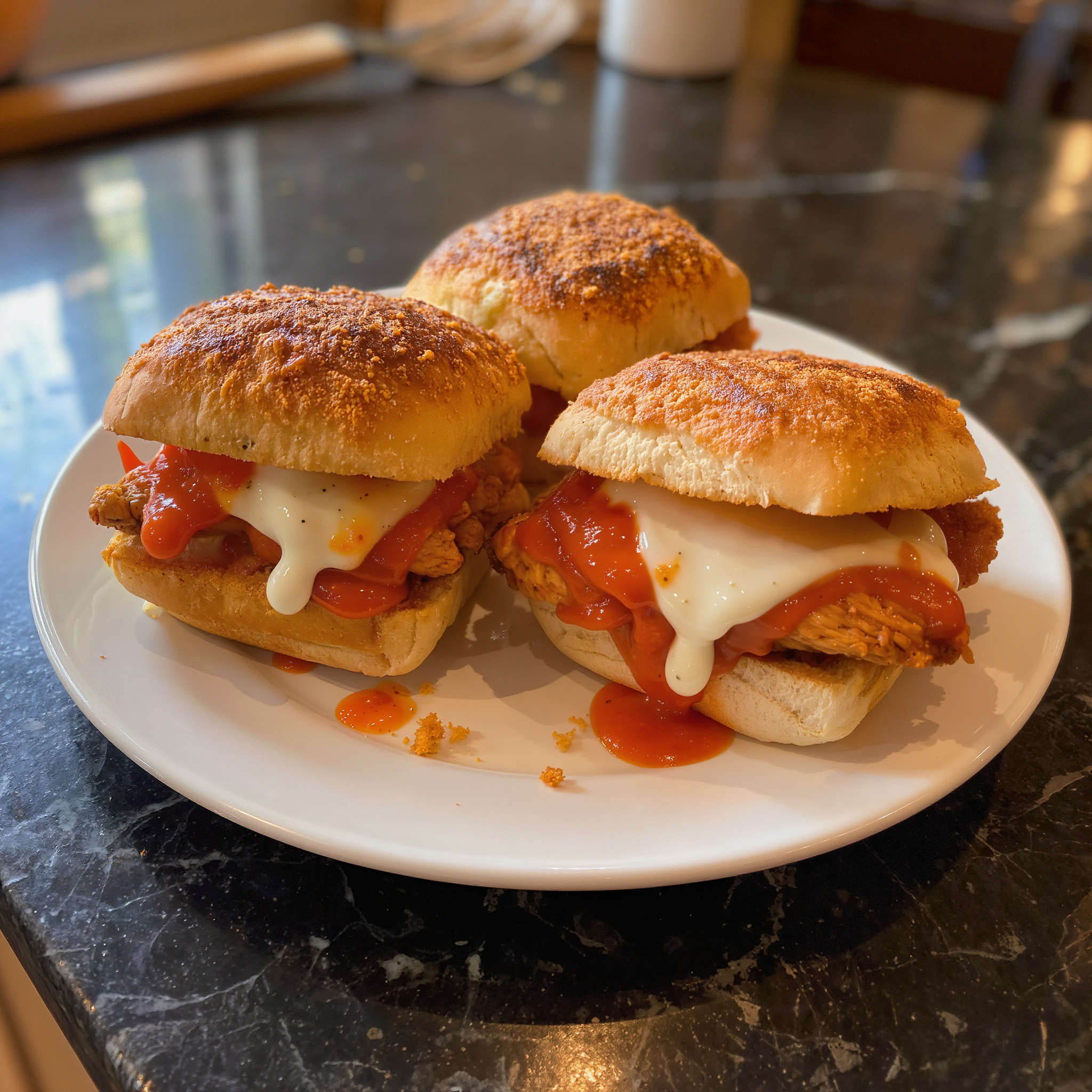 Buffalo Chicken Sliders Delight