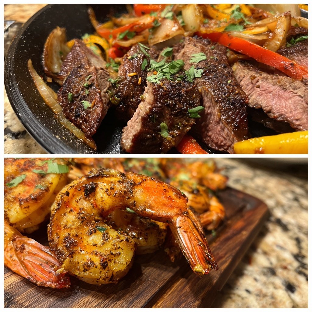 Steak and Shrimp Fiesta