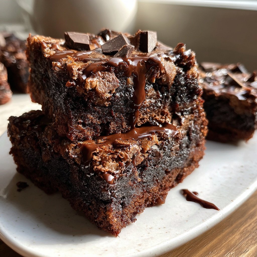 Mocha Cottage Cheese Brownies