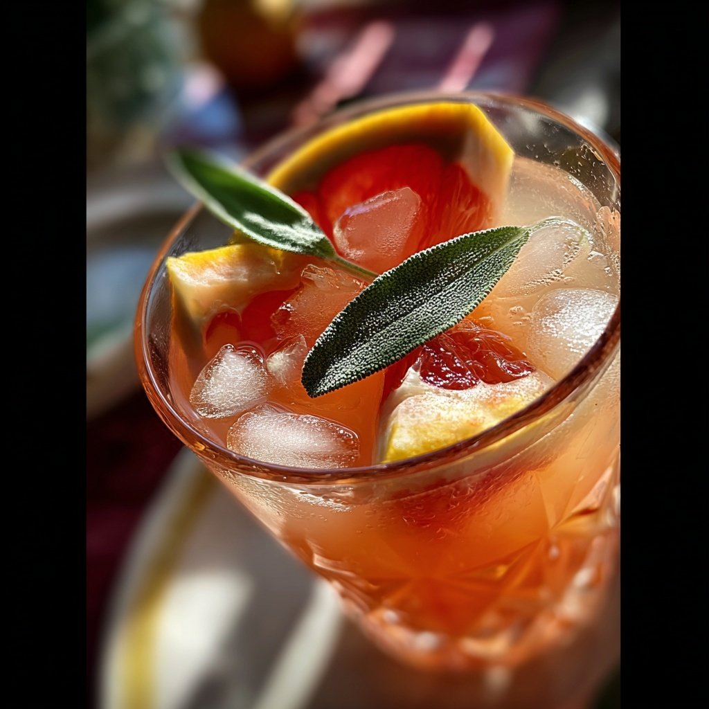 Grapefruit Sage Snow Tonic