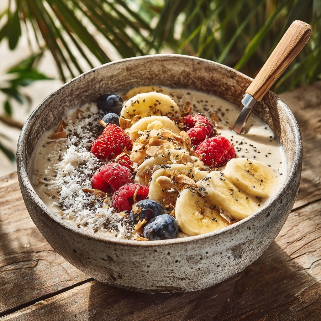 Banana Coconut Smoothie Bowl