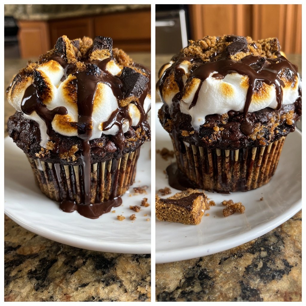 S'mores Chocolate Cupcake Extravaganza