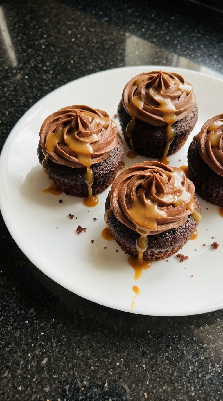 Chocolate Caramel Cupcakes